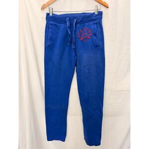Abercrombie & Fitch Blue Athletic Fleece Sweatpant XS Y2K‎ Hippie Streetwear